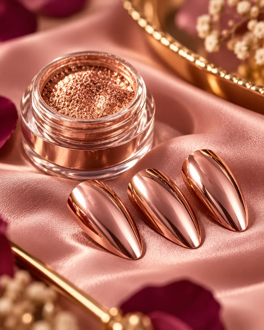 Mirror Chrome Powder — Rose Gold